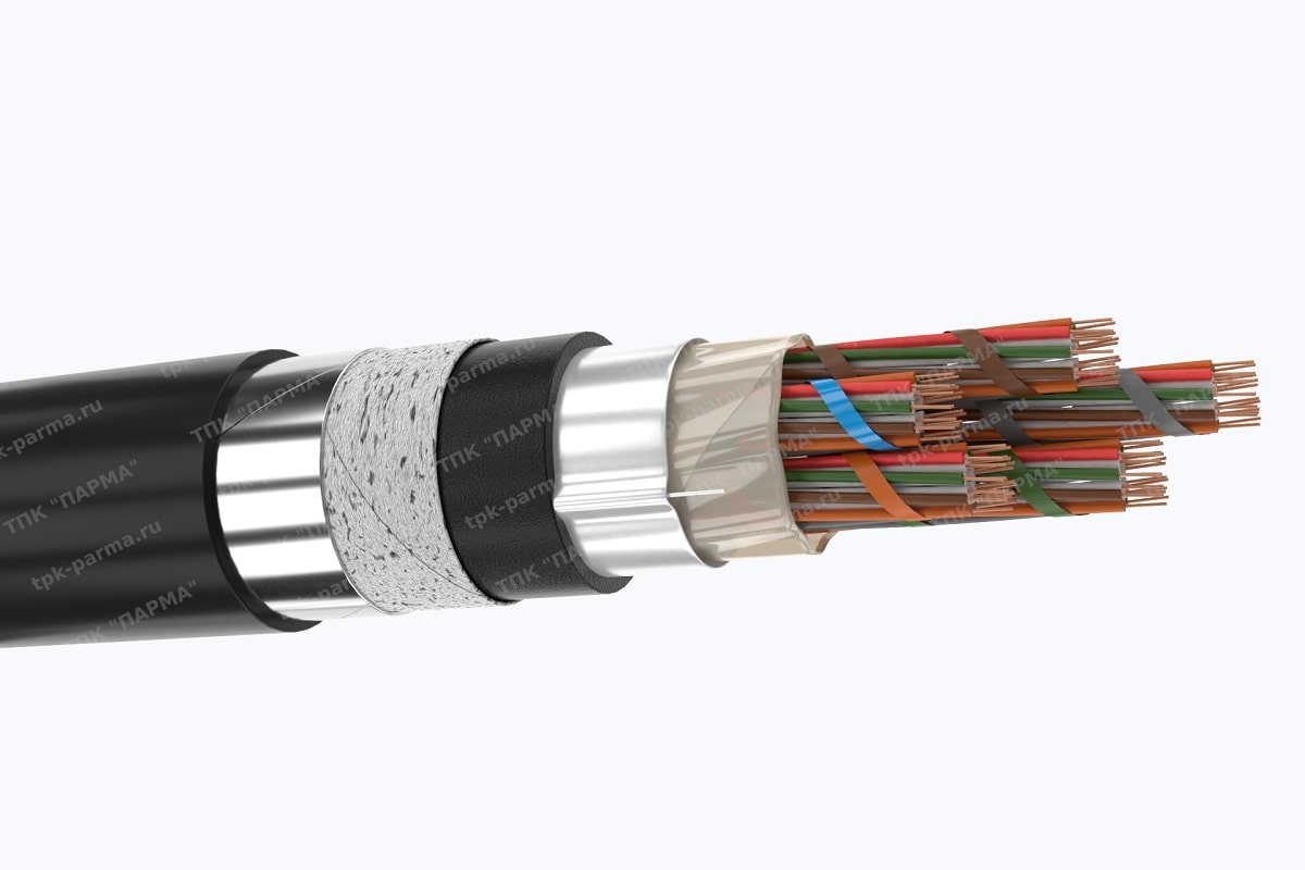 Кабель ТППэпБбШп 500х2х0,5