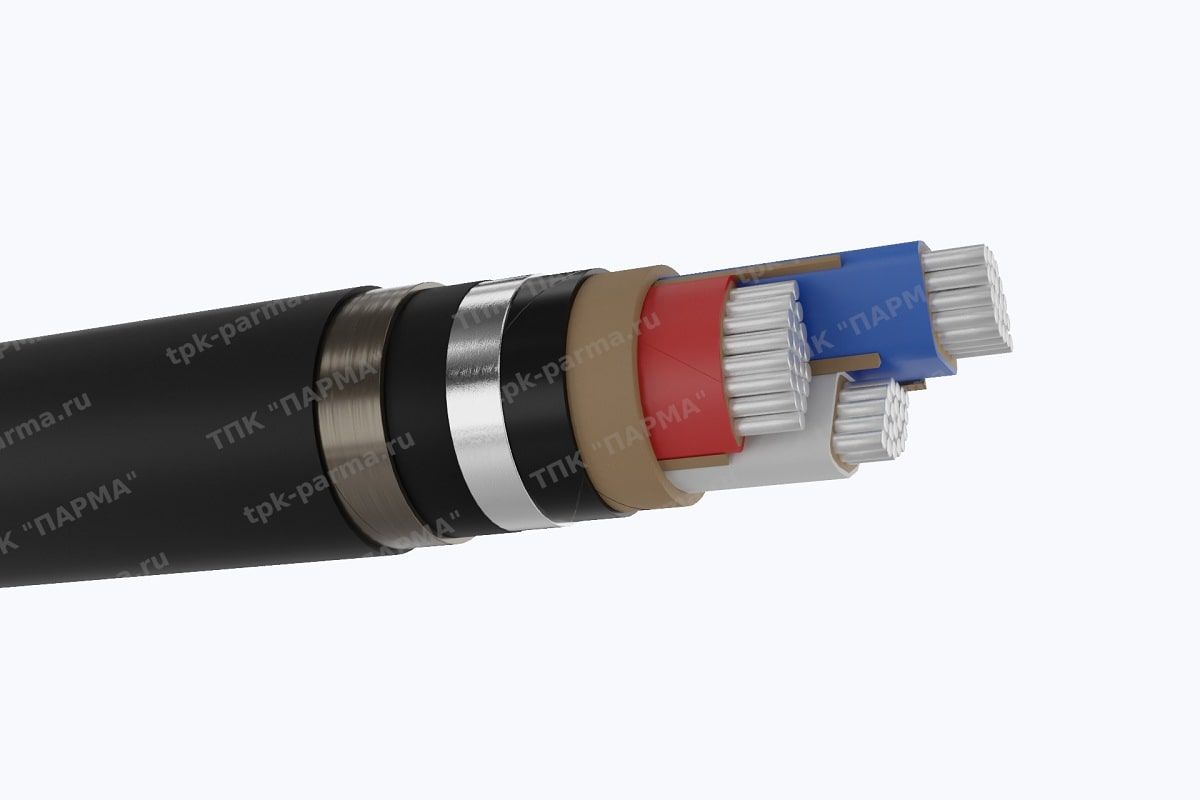 Фотография провода Кабель ААШп 3х120+1х70 - 1кВ