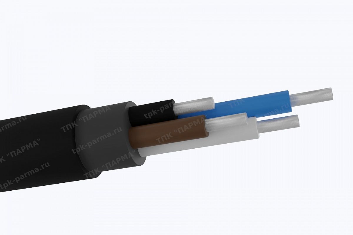 Фотография провода Кабель АВВГнг(A) 4х10 - 1кВ