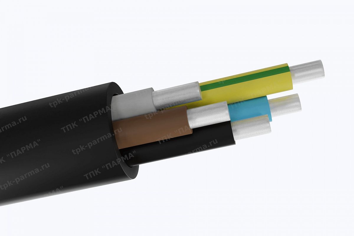 Фотография провода Кабель АВВГнг(A) 5х10