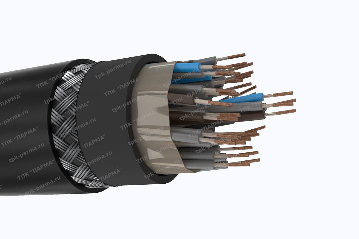 Фотография провода Кабель КНРпТПк 38(19х2)х1