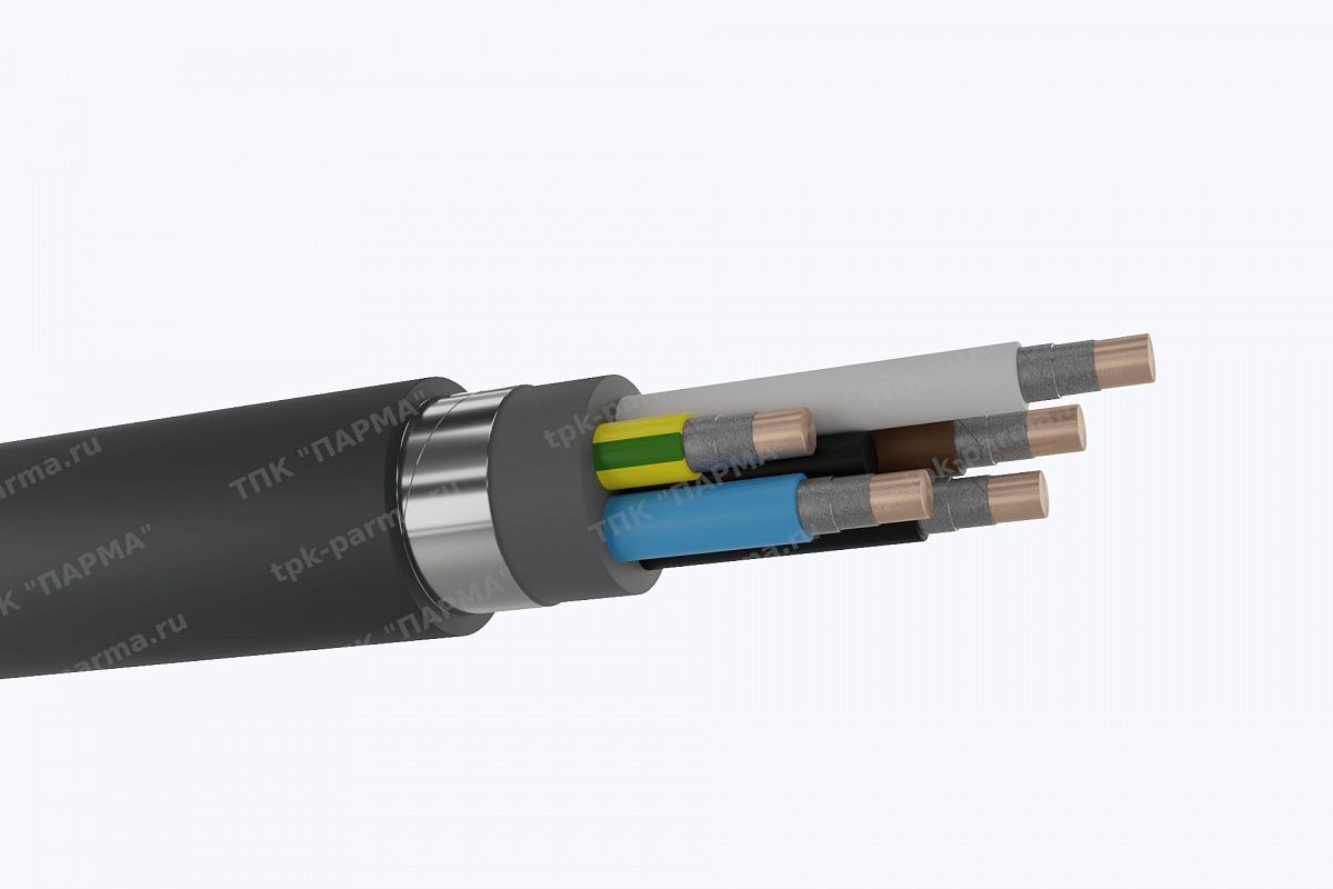 Фотография провода Кабель ВБШвнг(A)-FRLS 4х10 - 1кВ