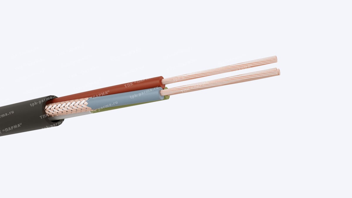 Фотография провода Кабель ШМПЭИВ 1х0,12+2х0,12