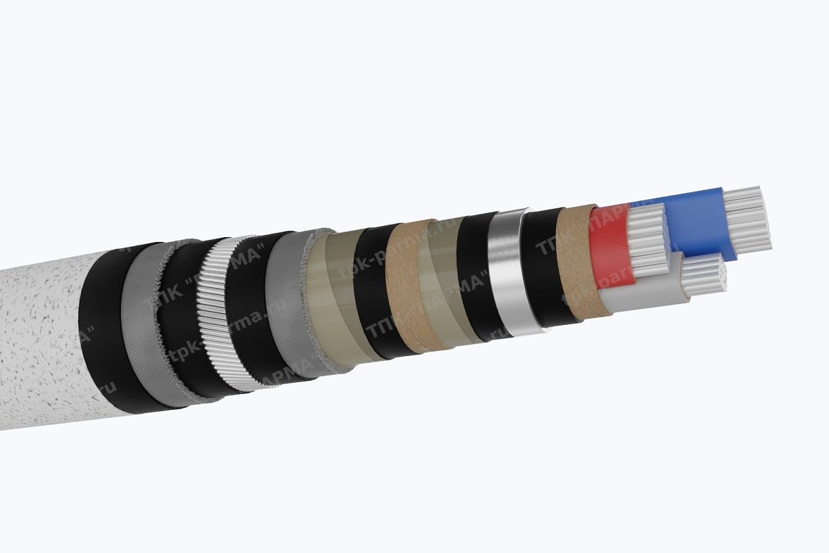 Фотография провода Кабель АСПл 3х150 - 6кВ