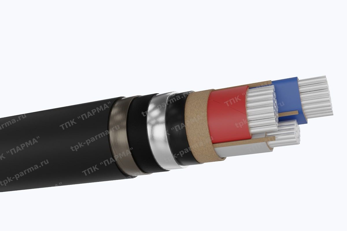 Фотография провода Кабель ЦААШнг 3х95 - 1кВ