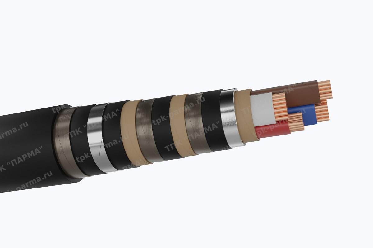 Фотография провода Кабель СБ2лШв 4х50 - 1кВ