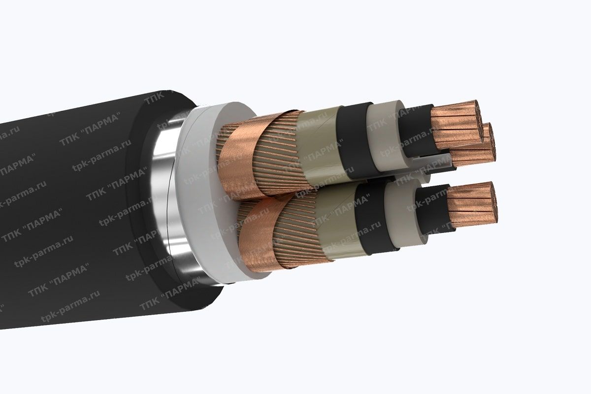 Кабель ПвБВнг(B)-LS 3х95/25 - 6кВ